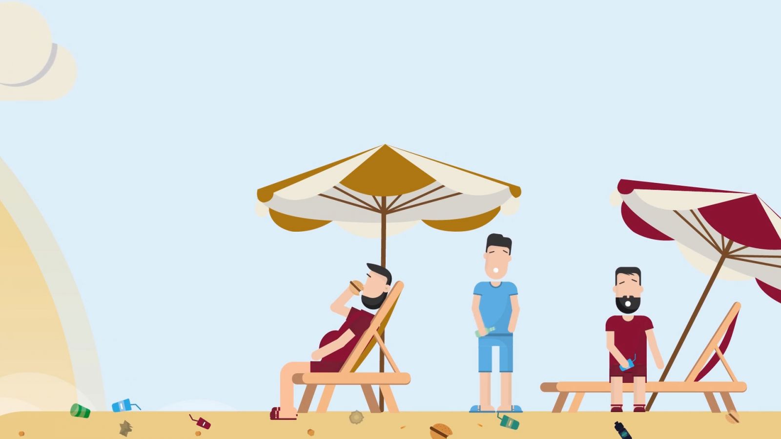 Qatar Charity Beach Campaign - Video Animation