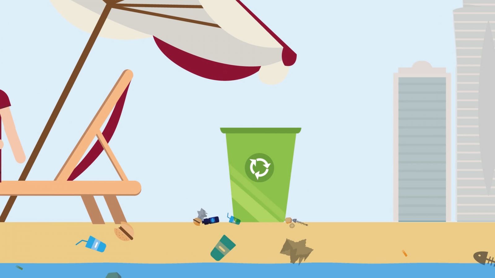 Qatar Charity Beach Campaign - Video Animation