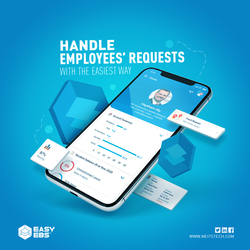 easy ebs mobile application design social media posts design