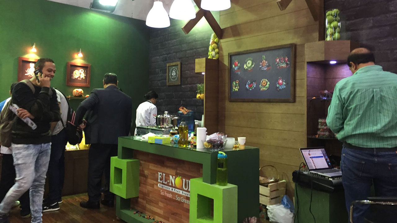 El Nour Fruits & Vegetables Supply Exhibition &  Booth Design 2017 Counter Design 