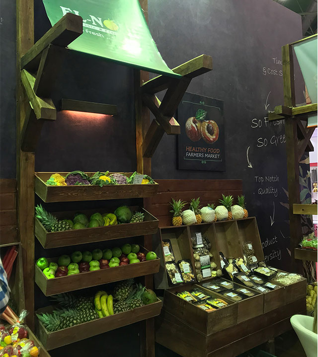 El-Nour Exhibition Design Event Photoshooting Vegetables