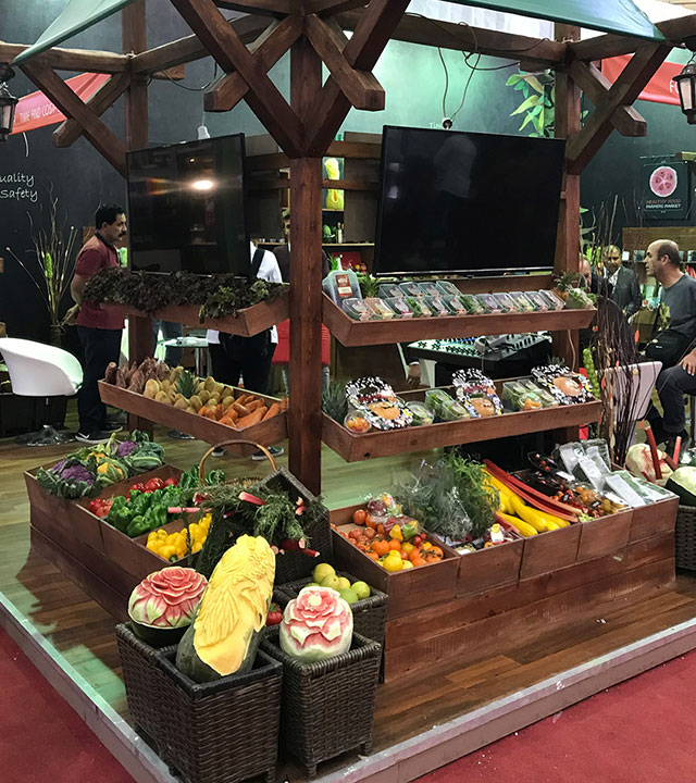 El-Nour Exhibition Design Event Photoshooting Vegetables