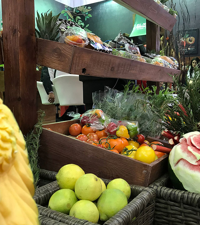 El-Nour Exhibition Design Event Photoshooting Vegetables