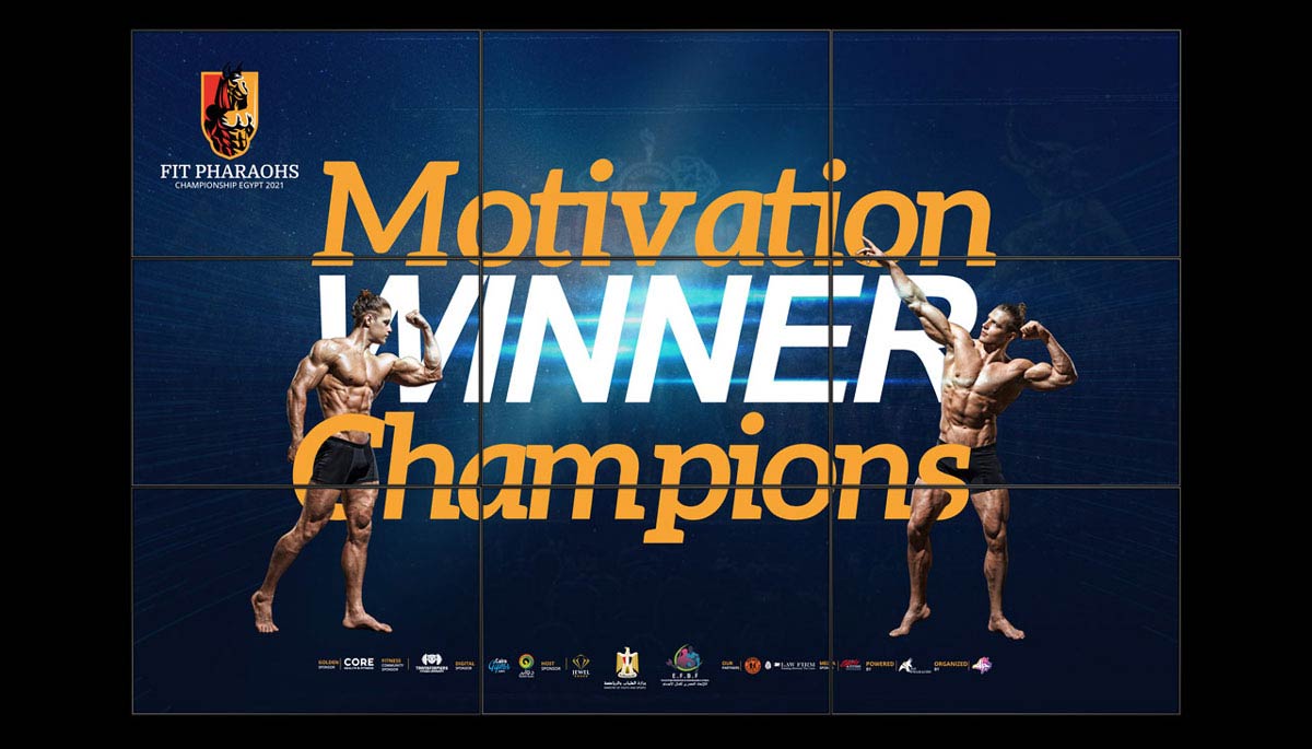 Main Screen Poster BodyBuilding Marketing