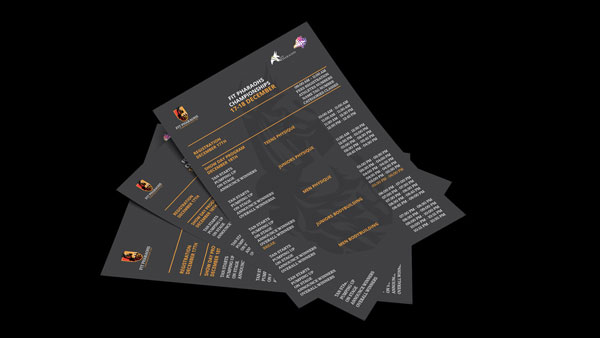 Event Scheduling Design Bodybuilding & Physique