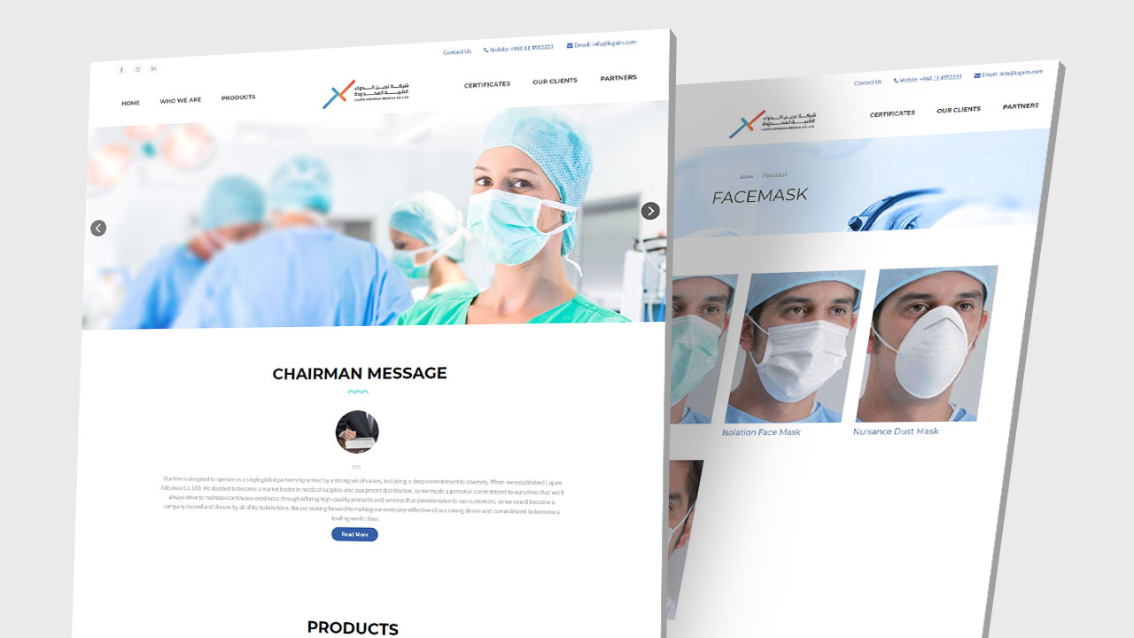 Lugain Website Design & Development by dawayer studio design house 