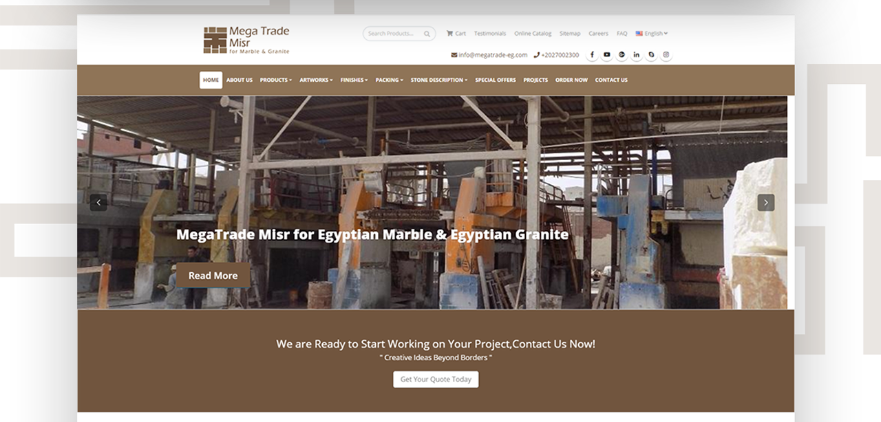 Mega Trade Website Design & Development