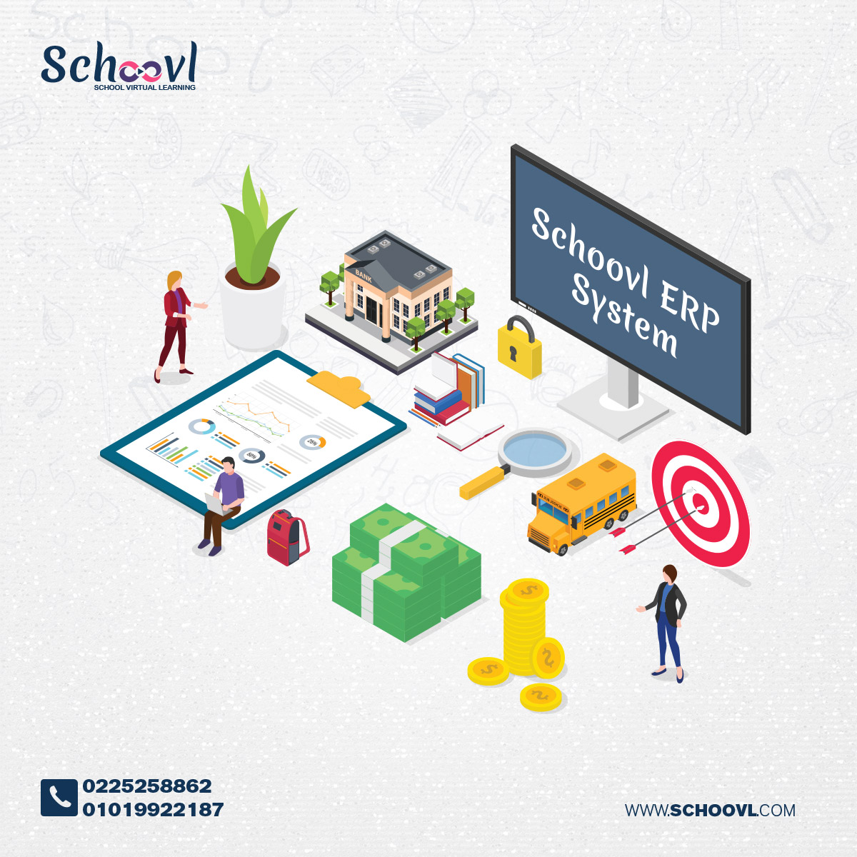 Schoovl Platform Social Media Social Media Design Illustration