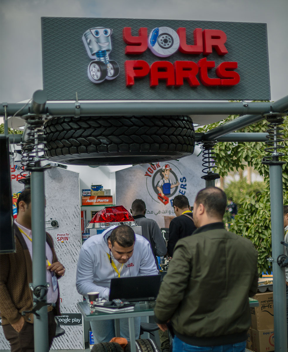 YOUR PARTS Booth Design & Production Marketing Activity public relation event