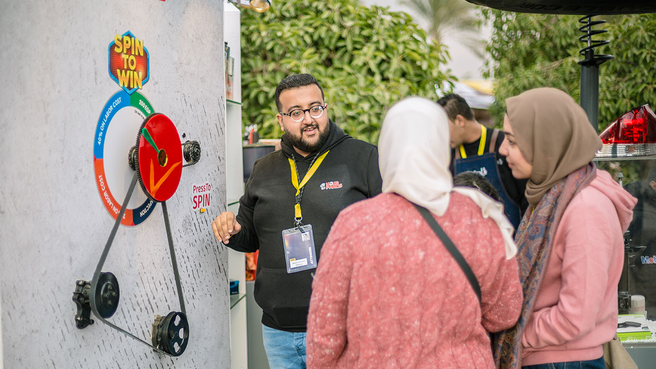 YOUR PARTS Booth Design & Production Games Ideas Creative PR Activities public relation event