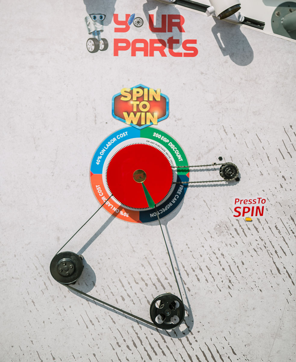 YOUR PARTS Booth Design & Production Games Ideas Creative public relation event